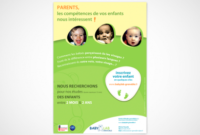 Affiche Babylab Grenoble